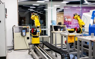 robots en una fabrica