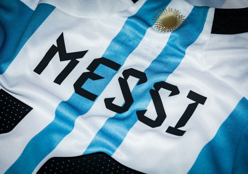 camiseta argentina de messi